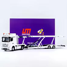 1:64 Alloy Die-Cast Benz Car Hauler