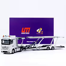 1:64 Alloy Die-Cast Benz Car Hauler