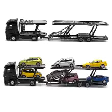 1:64 Alloy Die-Cast Benz Car Hauler